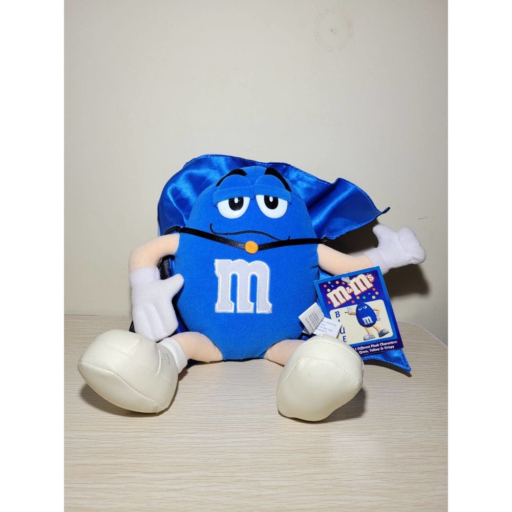 Blue m&m Vampire plush Nanco